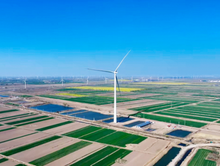 京能国际河北沧州80MW风电项目全容量并网发电
