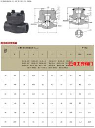 锻钢止回阀