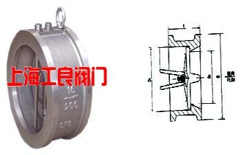 H76W对夹式蝶形止回阀