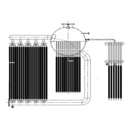 分体复合套管式余热锅炉
